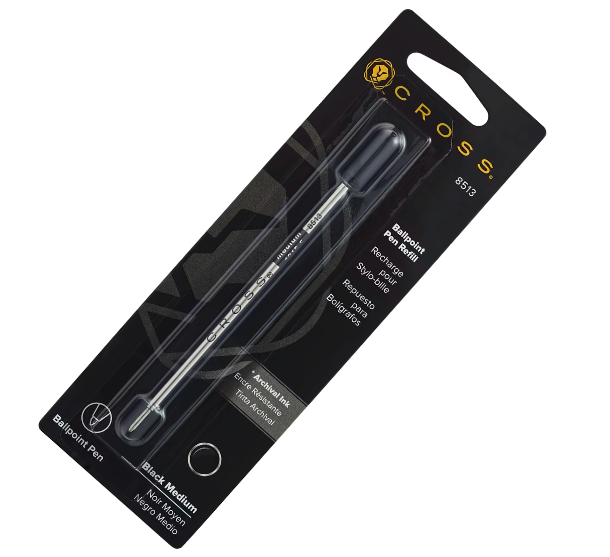 Cross Standard Ballpoint Pen Refill 1 Pack - Black M - 8513