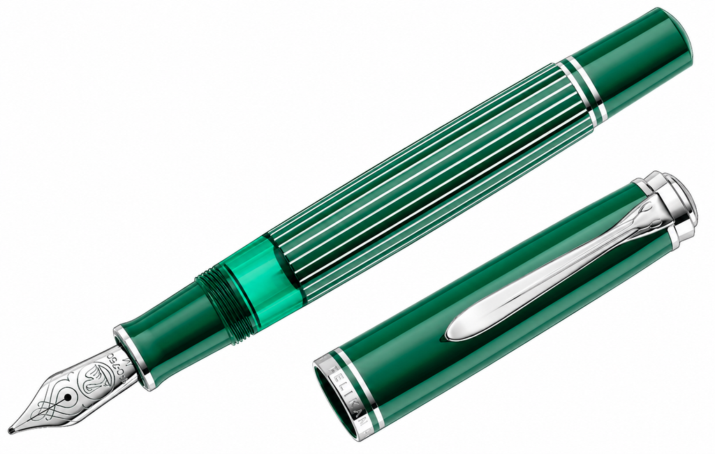 Pelikan Souverän® M815 Metal Striped Green Fountain Pen [PRE-ORDER]
