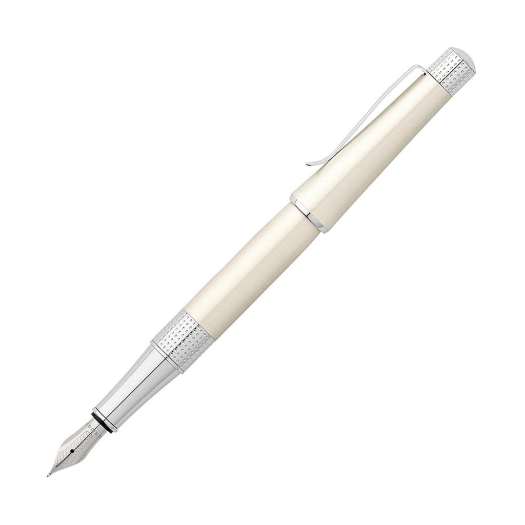 Cross Beverly Pearlescent White Lacquer Fountain Pen