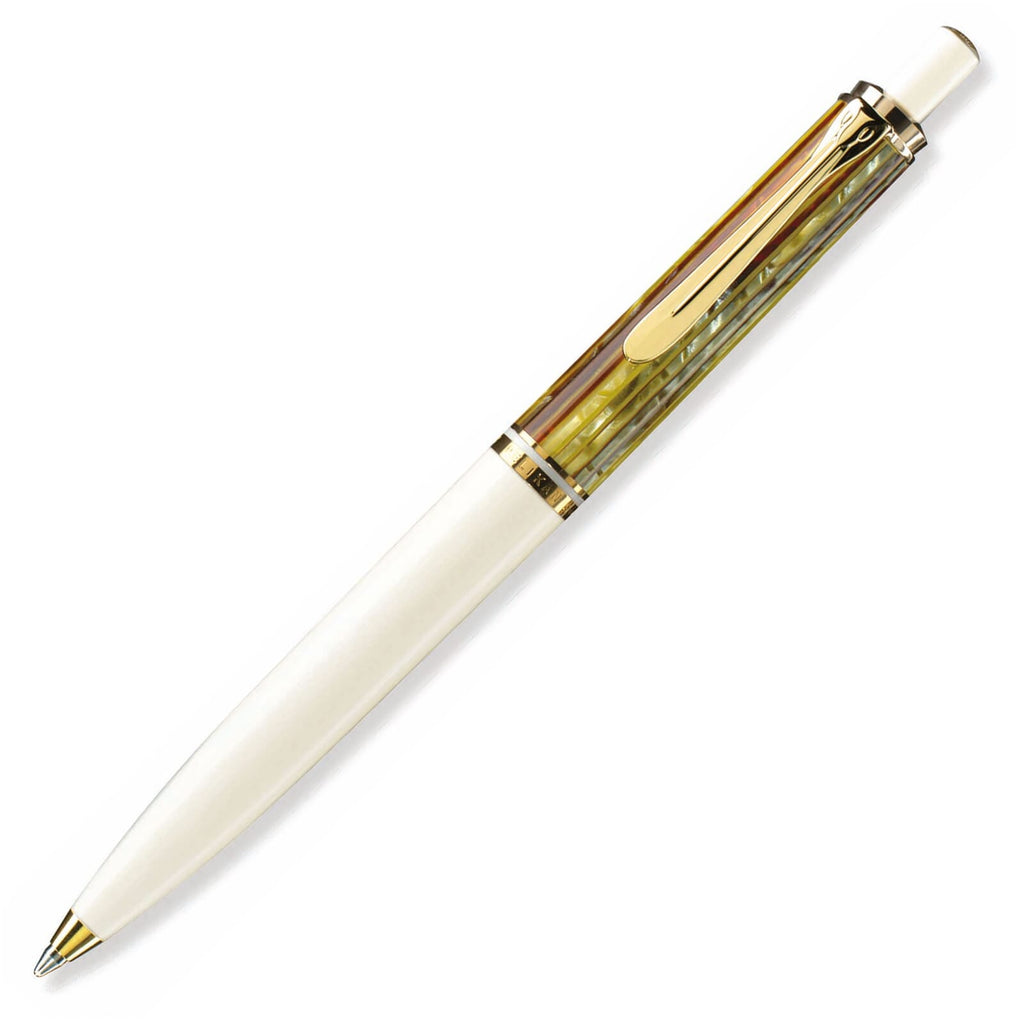 Pelikan Souveraen-k-400 Tortoiseshell White Ballpoint Pen