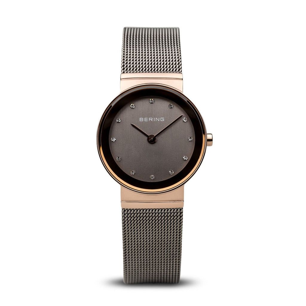 Bering Sale Polished Rose Gold Watch