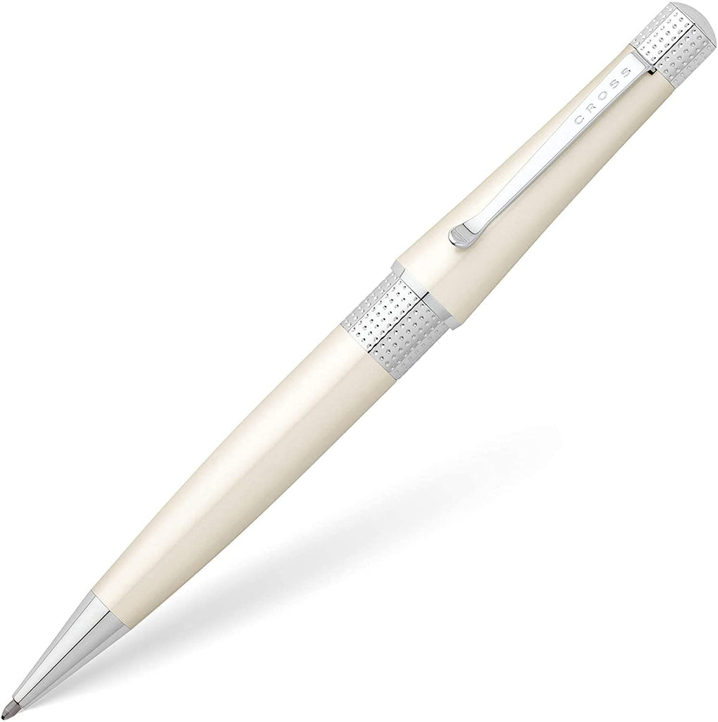 Cross Beverly Pearlescent White Lacquer Ballpoint Pen – Luxe Market