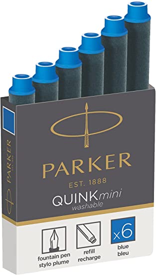Parker Mini Cartridges Blue