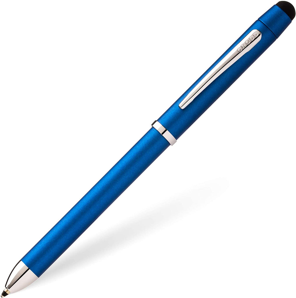 Cross Tech3+ Brushed Metallic Blue PVD Multi-Function Pen