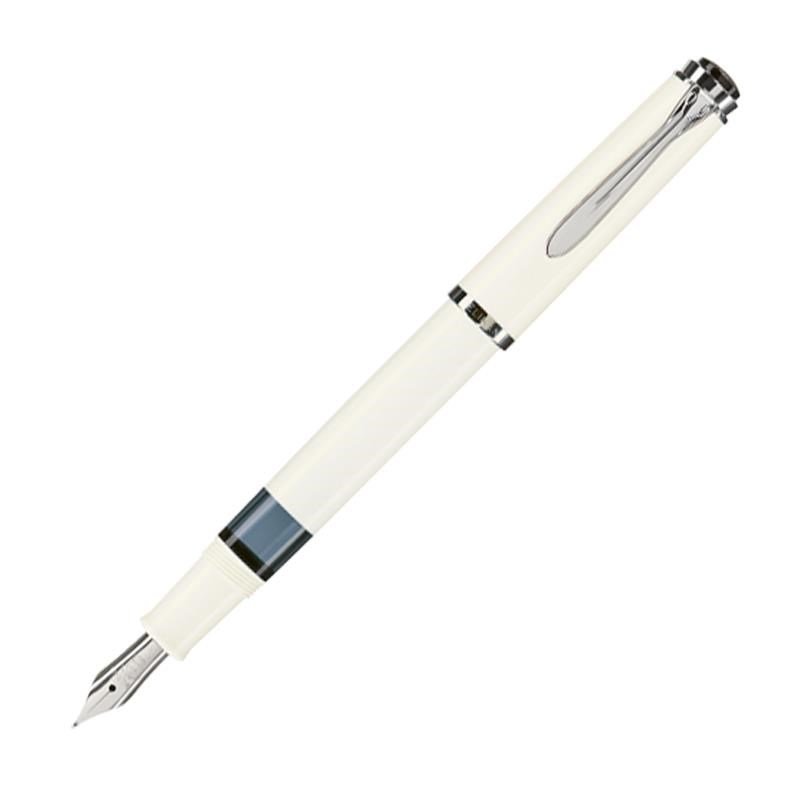 Pelikan 205 Classic White Chrome Trim Fountain Pen