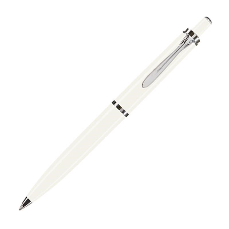 Pelikan 205 Classic White Chrome Trim Ballpoint Pen