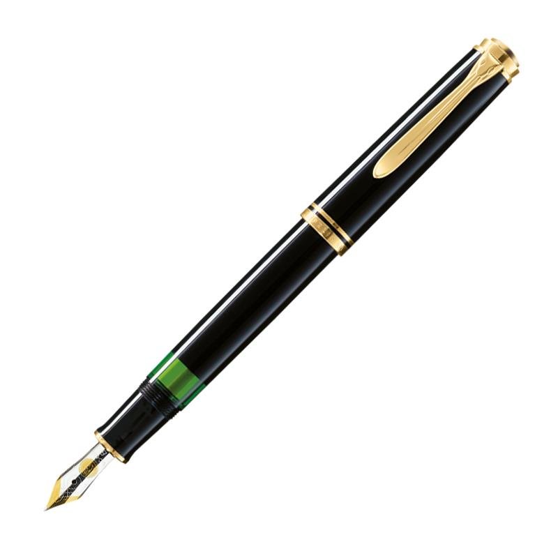 Pelikan Souveran M600 Black Gold Trim Fountain Pen