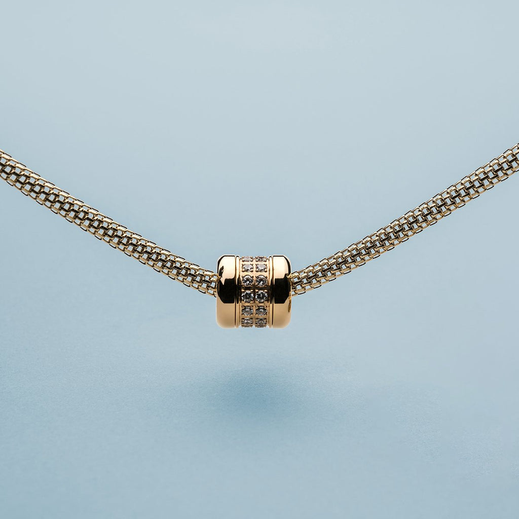 BERING Arctic Symphony Polished Gold Detachable Charm Set