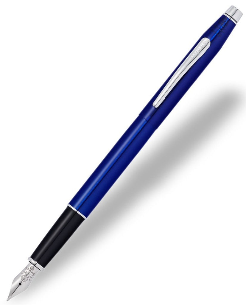 Cross Classic Century Translucent Blue Lacquer Fountain Pen