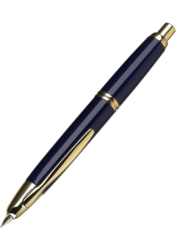 Pilot Capless Gold Accent Blue Barrel Fountain Pen