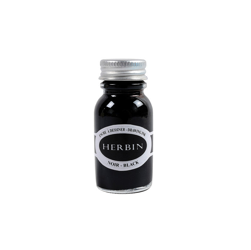 HERBIN - WATERCOLOUR DRAWING INK - 15ML - BLACK