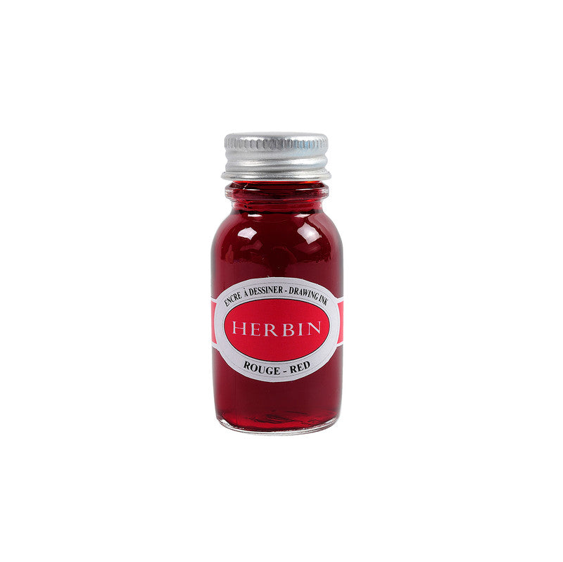 HERBIN - WATERCOLOUR DRAWING INK - 15ML - RED