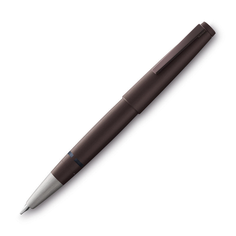 LAMY - 2000 - FOUNTAIN PEN SET WITH GOLD NIB – BROWN – LIMITED EDITION