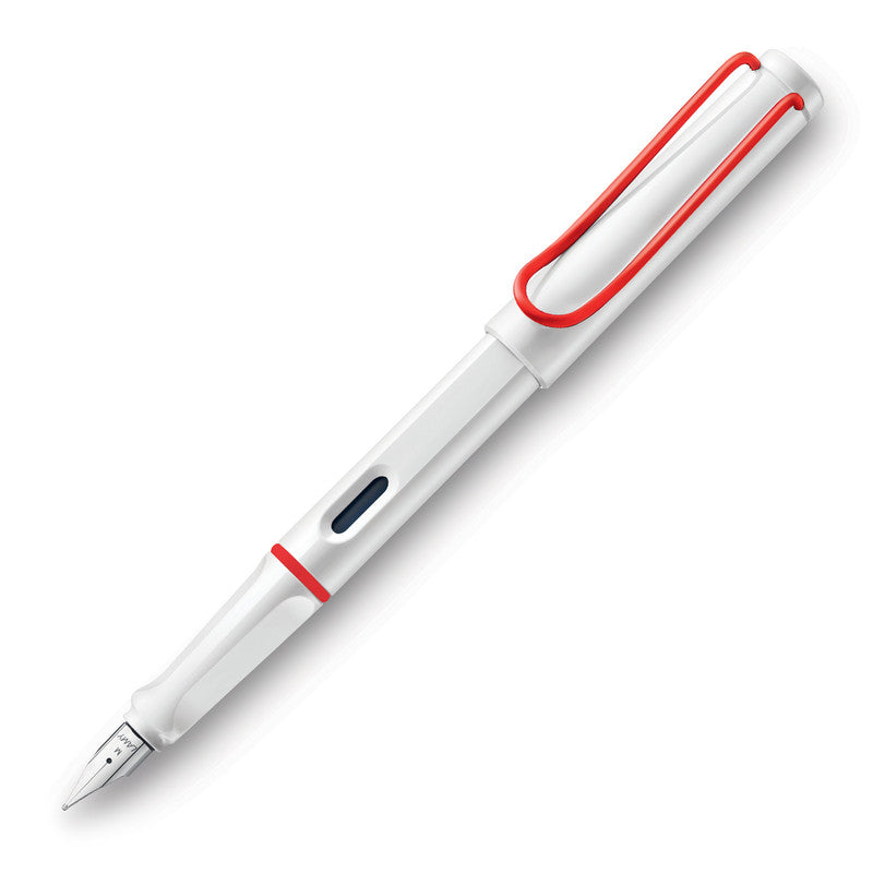 Lamy SAFARI - Fountain Pen - White & Red