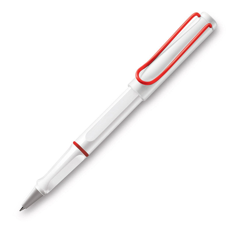 Lamy SAFARI - Rollerball Pen - White & Red