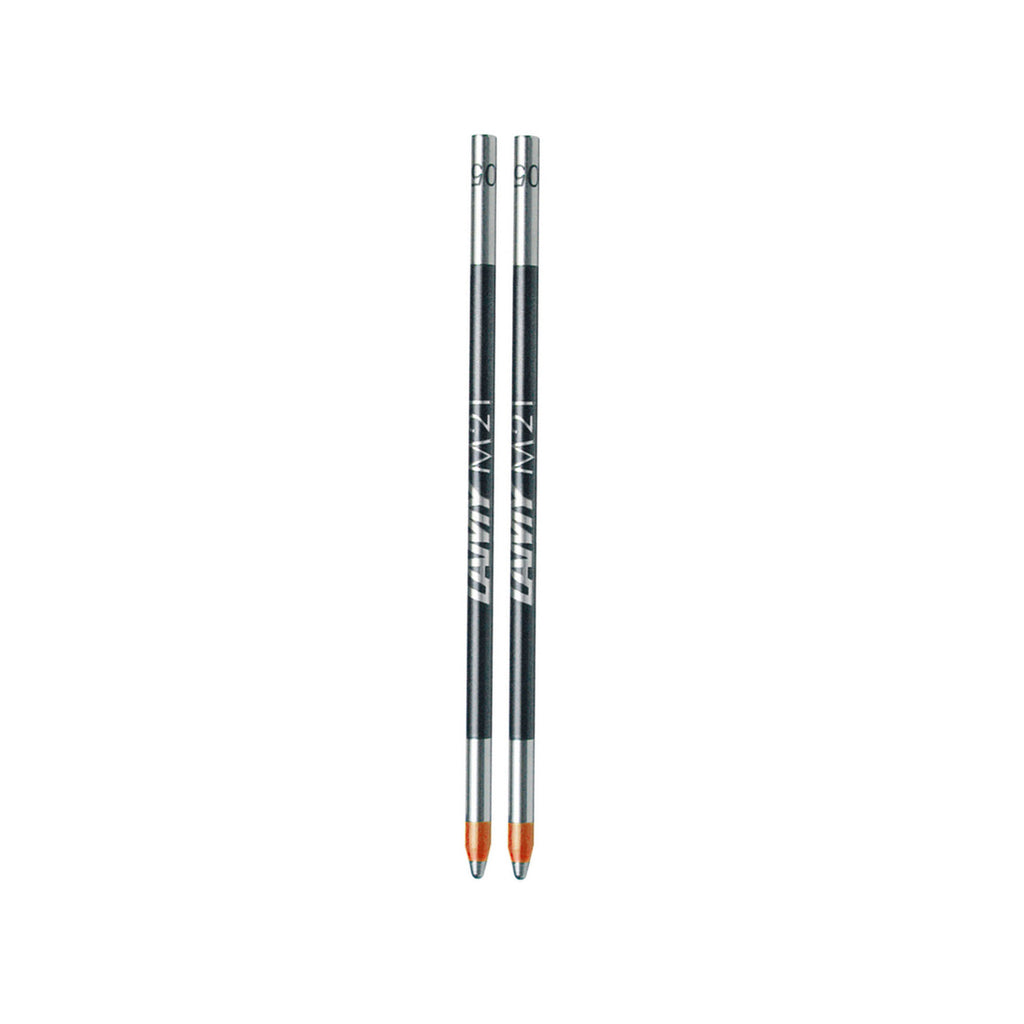 Lamy - M55 Ballpoint Pen Refill - Hangsell - Fluorescent Orange - Set of 2
