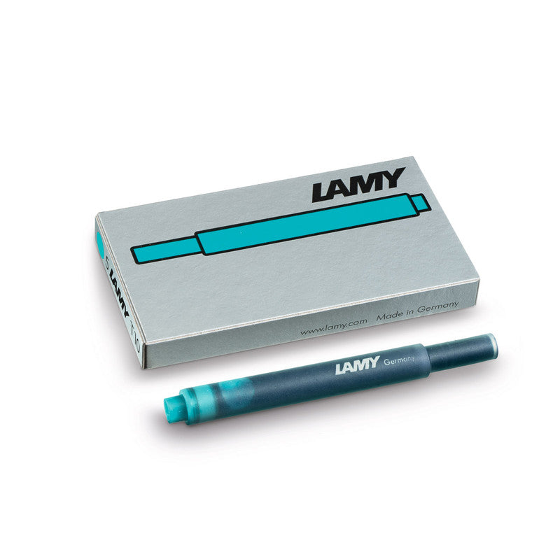 Lamy - T10 Fountain Pen Ink Cartridges - Hangsell Turquoise - Pack of 5