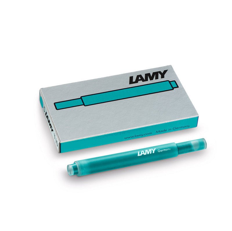 Lamy - T10 Fountain Pen Ink Cartridges - Turmaline - Pack of 5