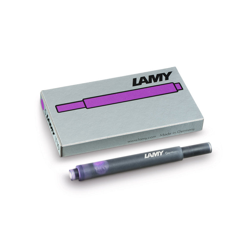 Lamy - T10 Fountain Pen Ink Cartridges - Violet - Pack of 5