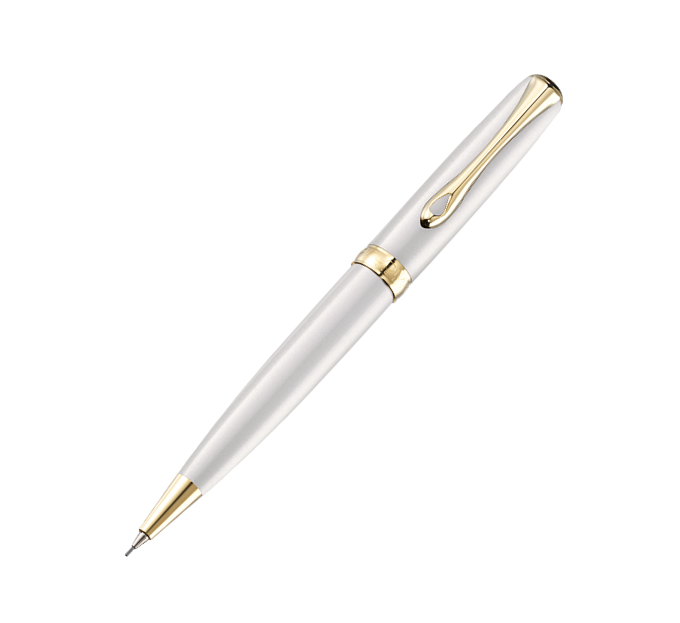 Diplomat Excellence A2 Pearl White Gold Mechanical Pencil