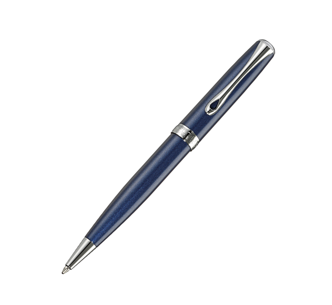 Diplomat Excellence A2 Midnight Blue Chrome Ballpoint Pen