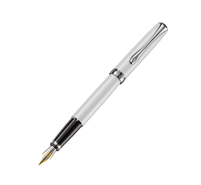 Diplomat Excellence A2 Pearl White 14kt Fountain Pen
