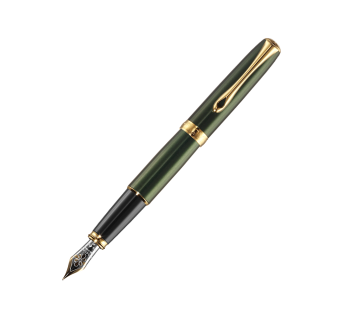 Diplomat Excellence A2 EverGreen Gold 14kt Fountain Pen