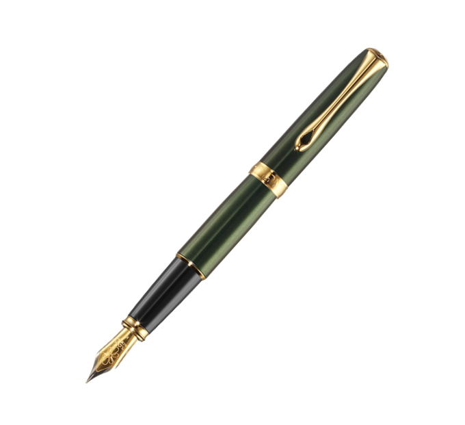 Diplomat Excellence A2 EverGreen Gold Fountain Pen