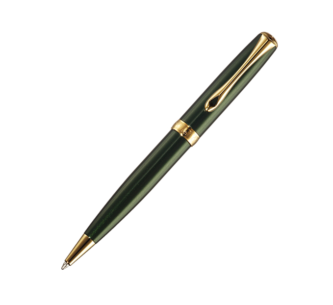 Diplomat Excellence A2 EverGreen Gold Ballpoint Pen
