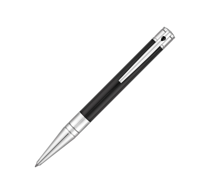 Dupont D-Initial Black Palladium Trim Ballpoint Pen
