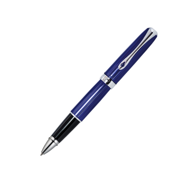 Diplomat Excellence A2 Skyline Blue Chrome Rollerball Pen