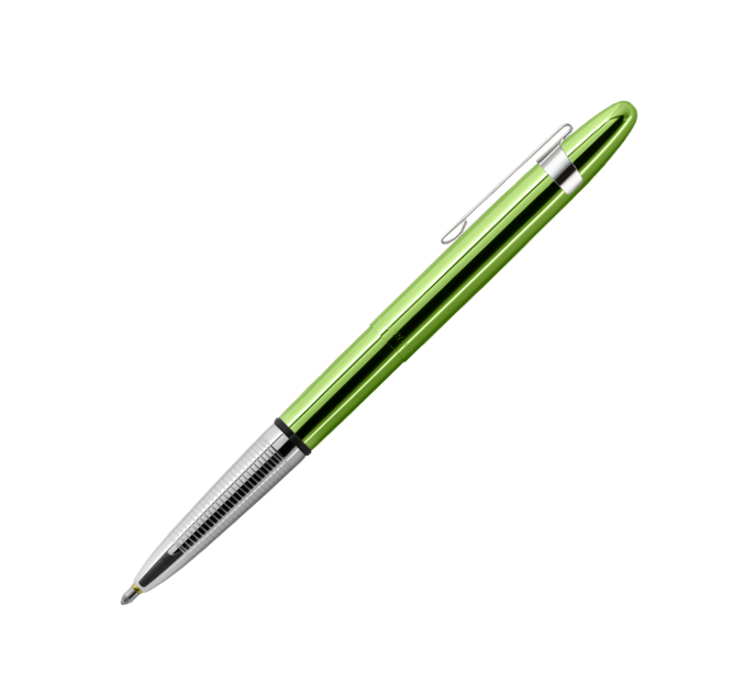 Fisher Space 400LGCL -Aurora Borealis Green Bullet Space Pen With Clip