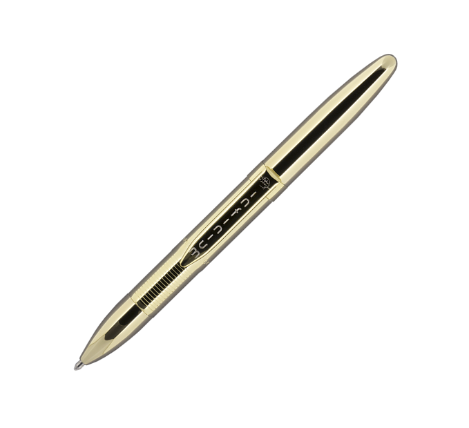 Fisher Space INFG-1 - Solar Flare Gold Titanium Infinium Space Pen With Blue Ink