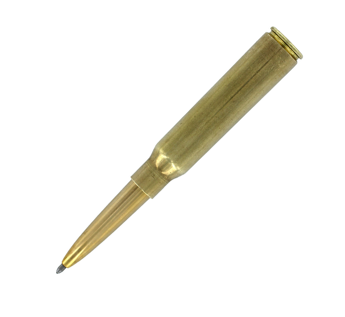 Fisher Space 338 Caliber LAPUA Mag Brass Casing Bullet Space Pen