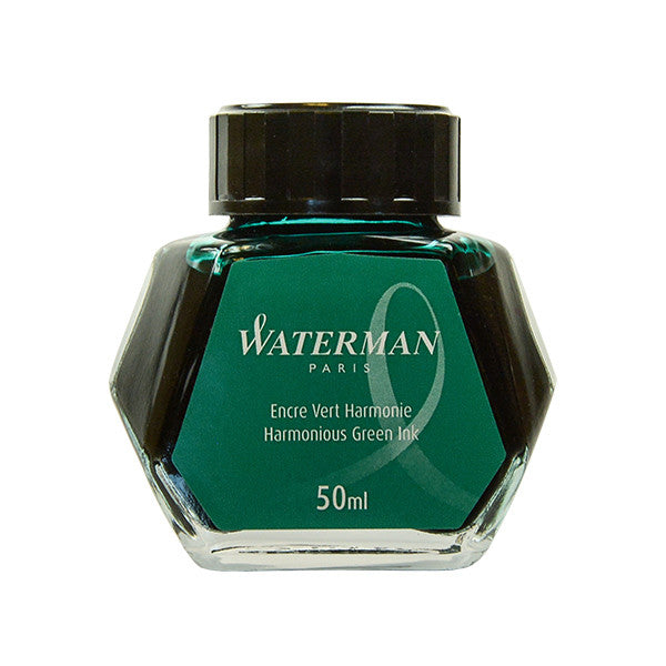 Waterman Ink Refill Bottle Harmonious Green 50ml Boxed