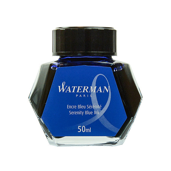 Waterman Ink Refill Bottle Serenity Blue 50ml Boxed