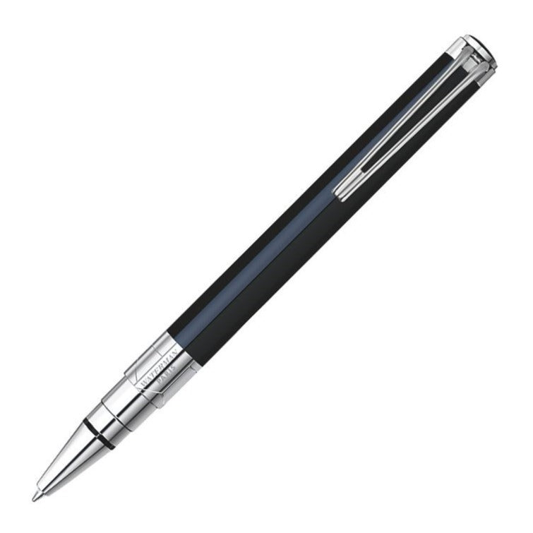 Waterman Perspective Ballpoint Pen Gloss Black Chrome Trim