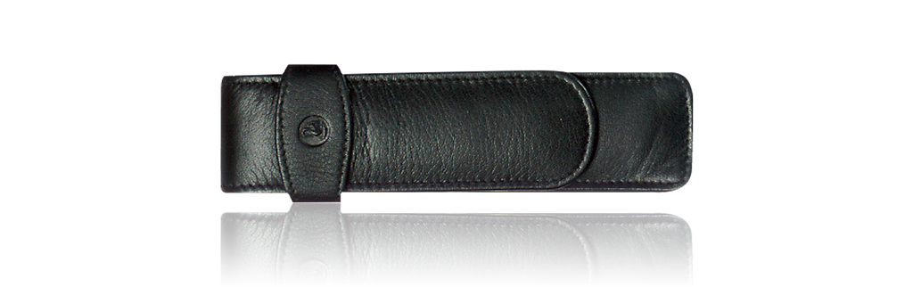 Pelikan Black 2 Pens Leather Pouch