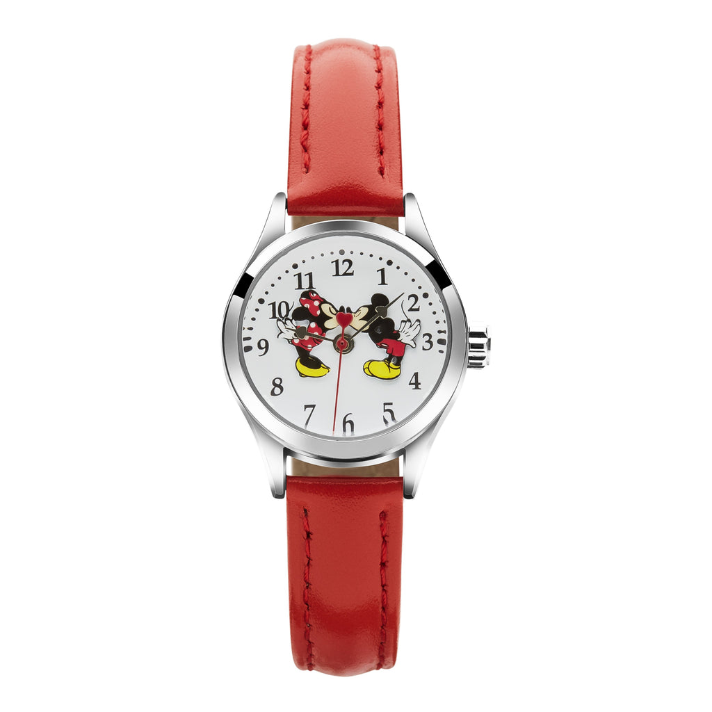 Disney Petite Mickey & Minnie in Love Red Watch