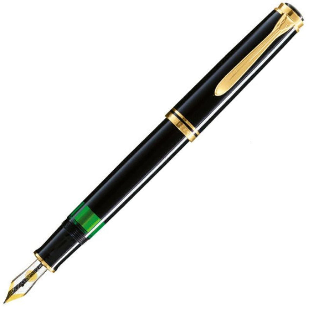 Pelikan Souveran M800 Black Gold Trim Fountain Pen